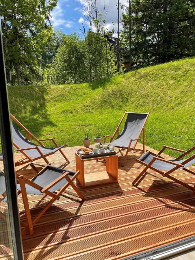 Apartament Zakopane Willa Hrube Parter Z Tarasem I Kominkiem Esterno foto